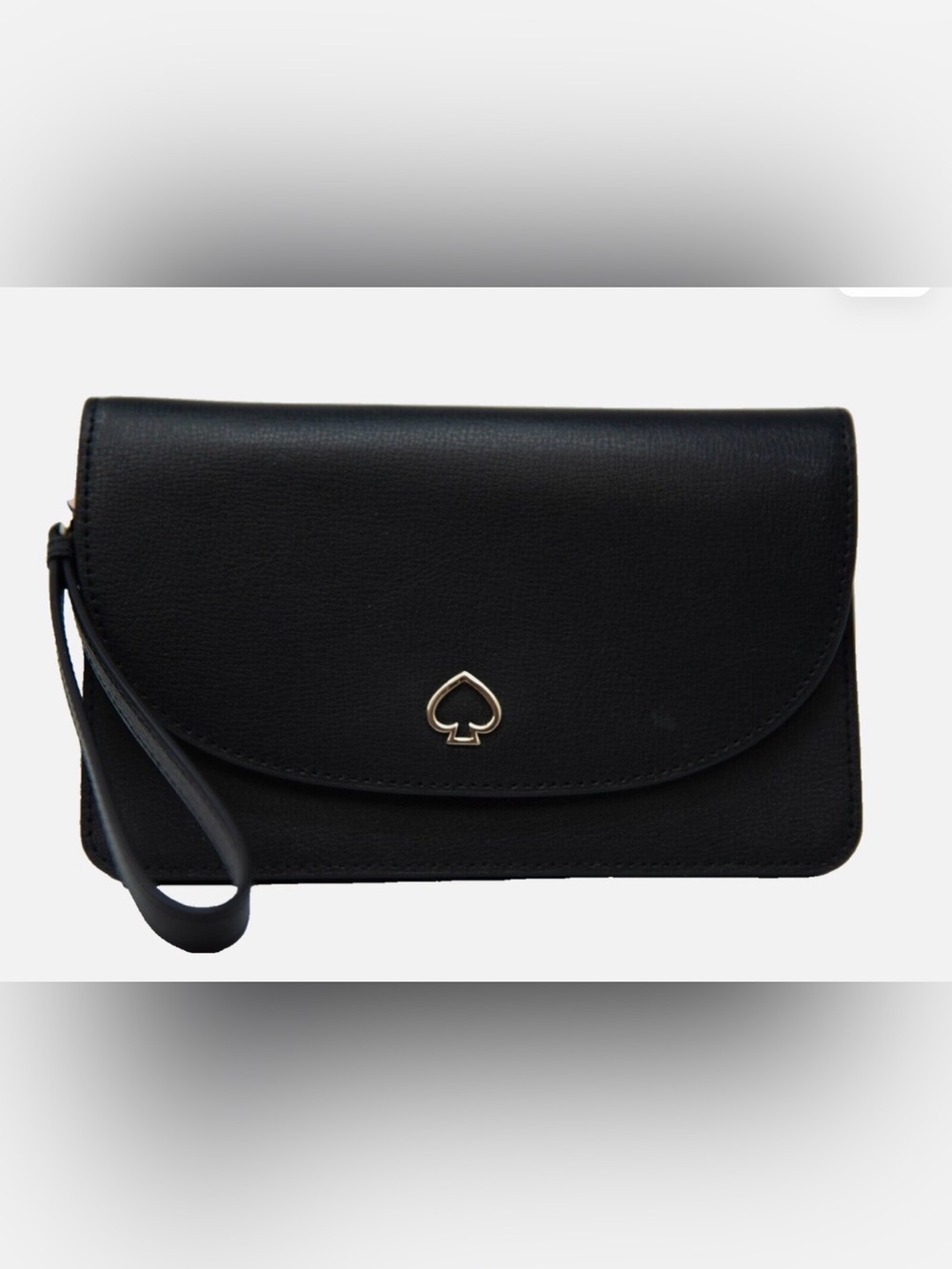 Kate Spade Adel Small Multifunctional Wristlet Zipper Pocket Black New With Tags